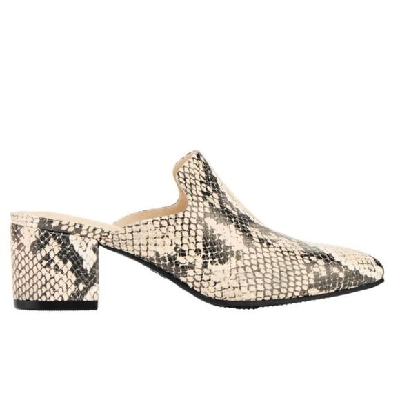 TIME AND TRU SNEAKING BLOCK HEEL PLATFORM MULE SHOE - Picture 13 of 16